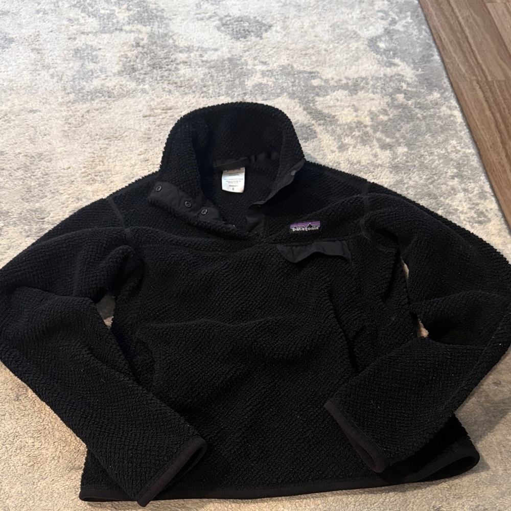 Patagonia Women's Black Re-Tool Snap-T Pullover